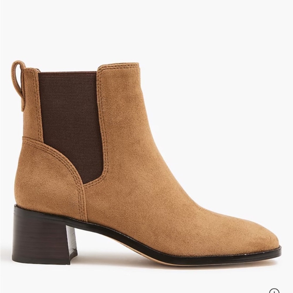 J. Crew Chelsea Boots Rich Coffee Size 8.5 Medium New in Box!